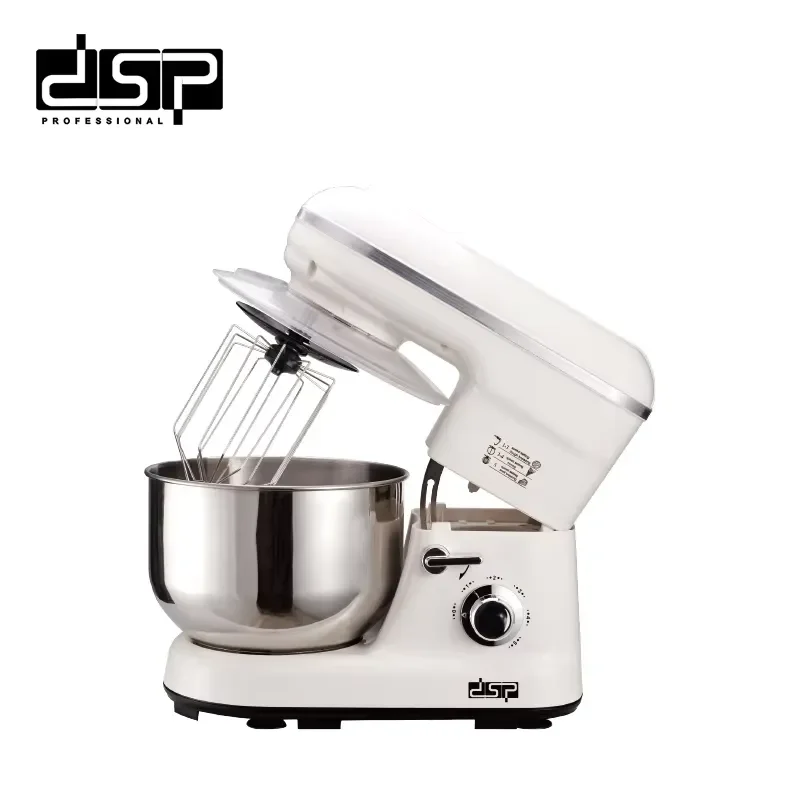 for DSP 1800W Pro Stand Mixer with 12L Bowl 6 Speed and Pulse Lift Up Design for Large Families Home Bakers Easy Clean