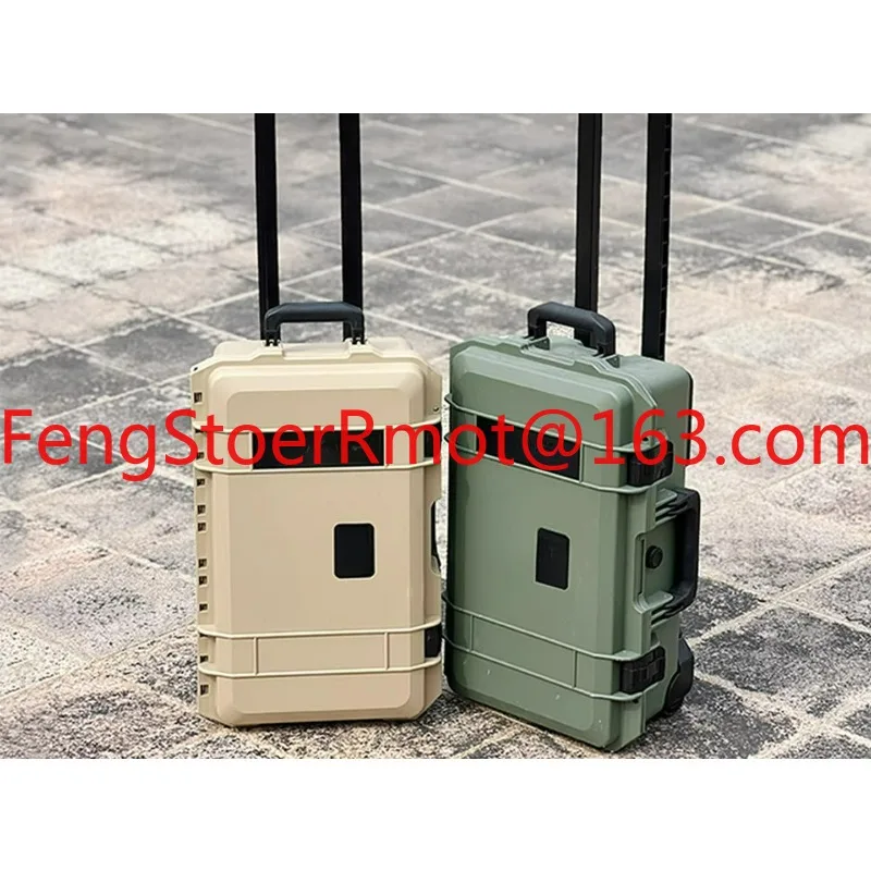 Plastic Toolbox Photographic Equipment Trolley Case Equipment 21 Inch Boarding Case Safety Case