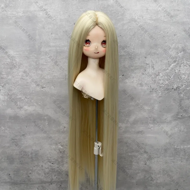 Children Doll Hair High Temperature Silk Versatile Modeling Multiple Hair Color Long Style Soft Wig BJD DIY Makeup Accessories