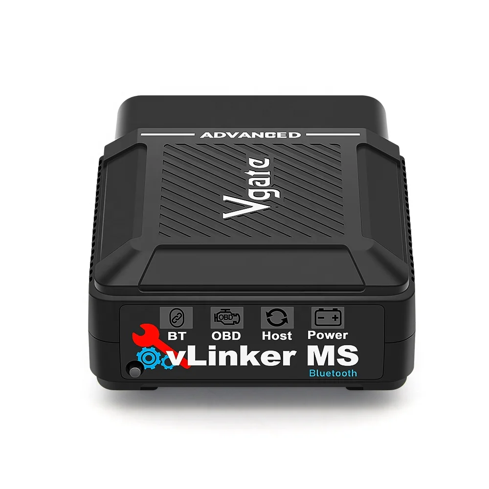 Vgate VLinker MS BT3.0 для Android/iOS/iPhone: OBD2-адаптер, сканер кодов неисправностей и диагностический инструмент для автомобилей