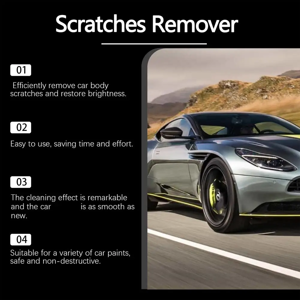 1/3/5 قطعة متعددة الأغراض مزيل خدوش السيارة العناية بالسيارات خدش إصلاح وكيل تلميع الطلاء خدش إزالة البقع الأنظف