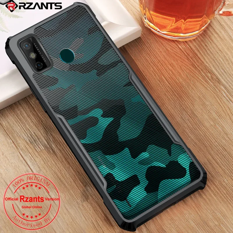 

For Tecno SPark 6 Go Case PC+TPU Camouflage Shockproof Armor Airbag Back Cover Shell For Spark 6 Go чехол Rzants