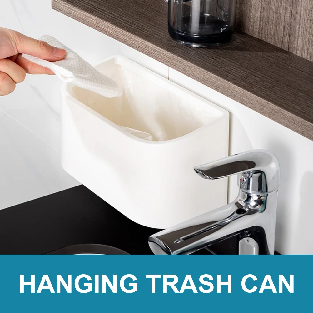 

Wall-mounted Trash Can Cabinet Door Hanging for Garbage Kitchen Waste Junk Case