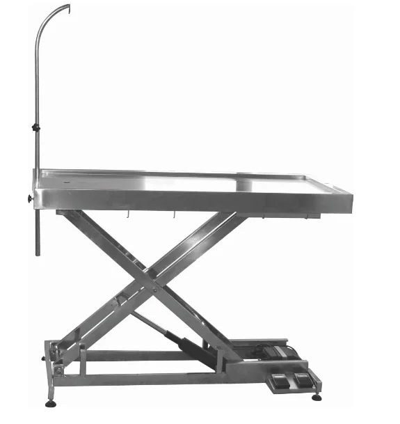 FT-861-TLT Electric lifting SUS304 stainless steel exam table with tilting tabletop and castors