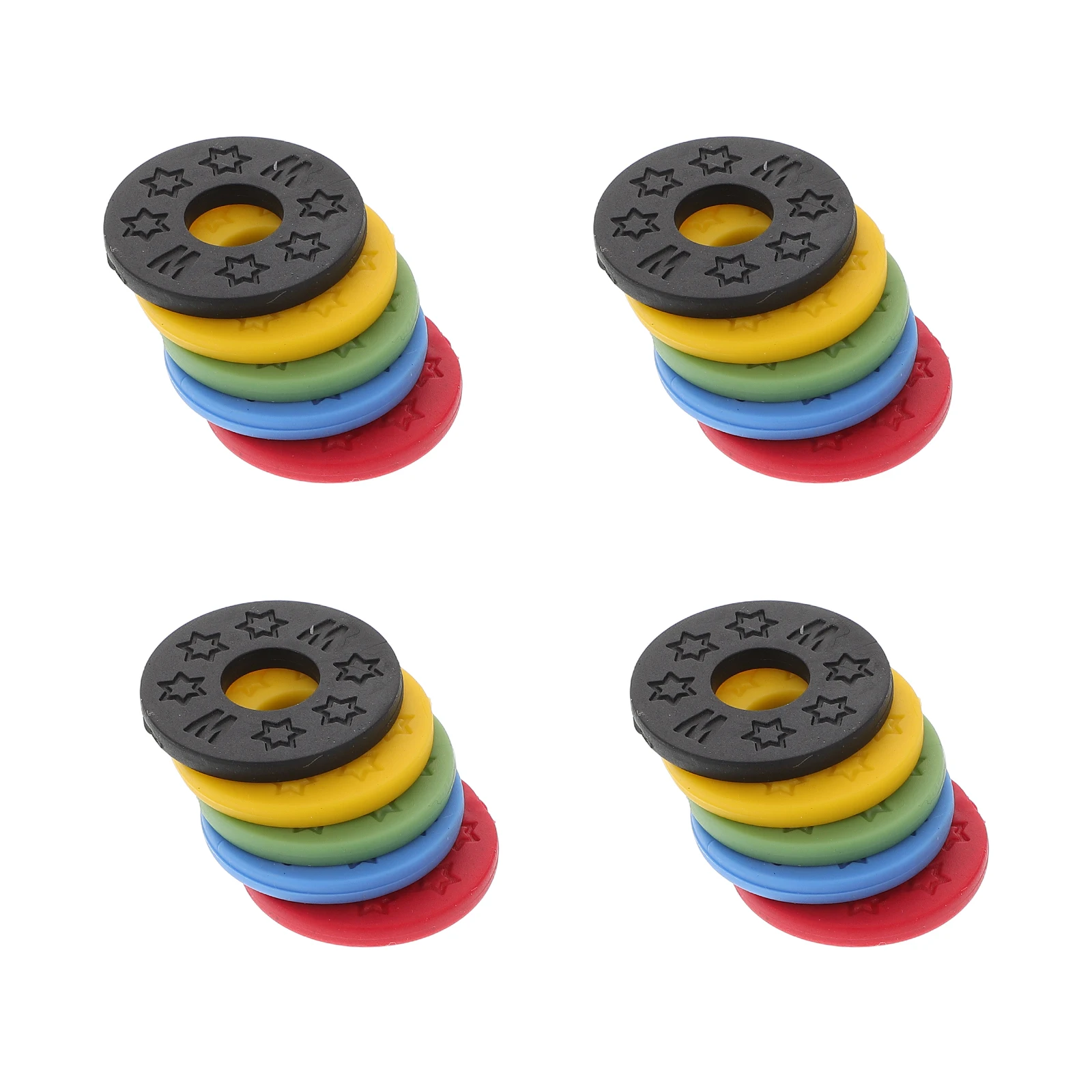 

20pcs Guitar Accessories Strap Locks Anti Drop PE Washers Electric Bass Brass Buttons Acoustic Protector Durable Quick Release