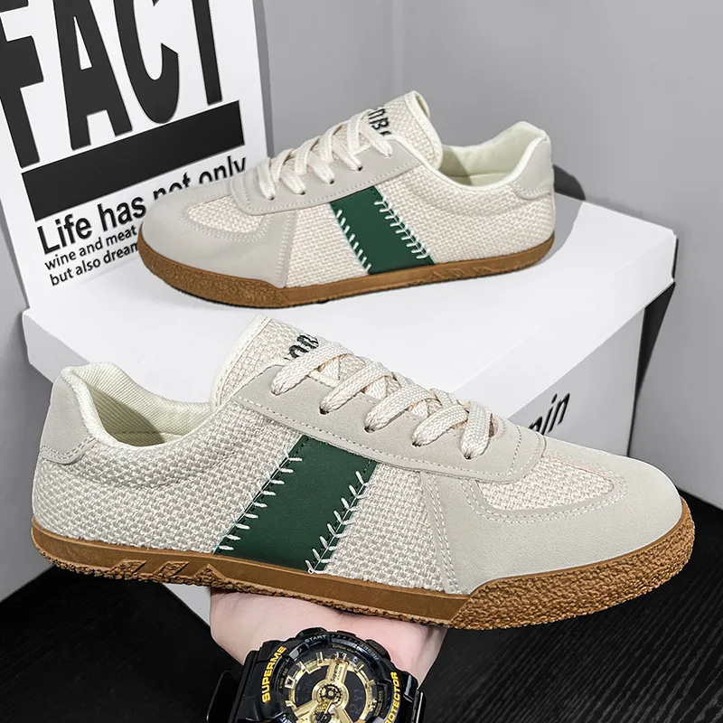 

2025 Spring/Autumn Men's Trendy Dad Shoes - Ultra Popular Mesh Breathable Thick-Sole Fashion Sneakers, Stylish & Versatile