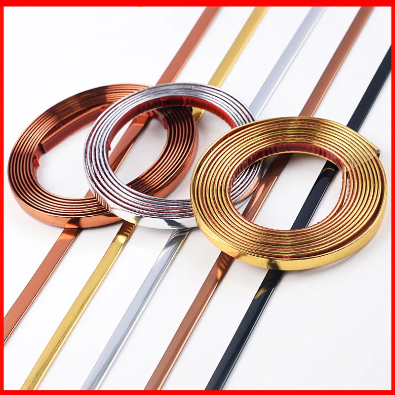 

10M Self-Adhesive Sealing Strip For Wall Cloth Decoration Adhesive Edge Pressing Strip Furniture DIY Cabinet Seam