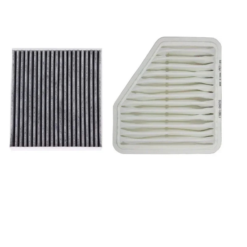 Air Filter Cabin Filter Set For TOYOTA CAMRY XV40 2006-2011 3.5L 2GR-FE RAV4 AURION PREVIA III OEM 178010H070 8713950100