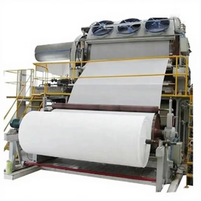 High Speed Uniform Rewinding Toilet Paper Machine Make Finished Tissue Rolls Tidy In Shape And Beautiful In Appearance