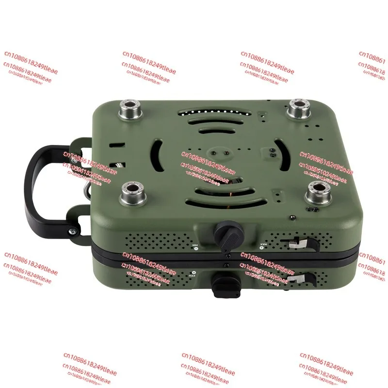 Camping stove Outdoor picnic cassette stove Folding portable double-head gas stove Picnic hot pot Windproof fire