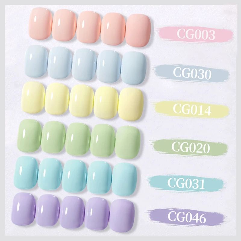 BORN PRETTY 10ml Macaron Candy Color Gel Nagellack Mintgrün Soak-Off UV LED Nagelgel Lack DIY Maniküre Nagelkunst Deko