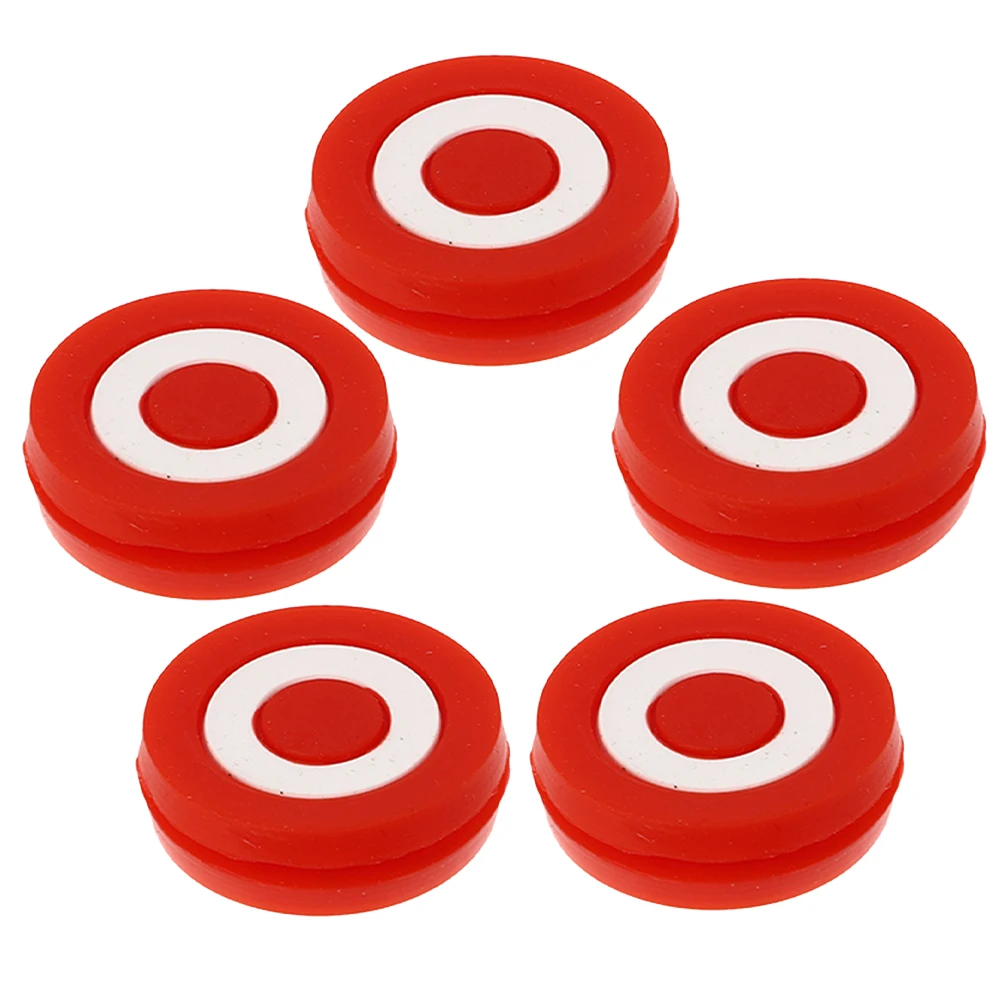 

5 pcs Tennis Racket Shock Absorber Dampener Red Heart Shape Silicone Vibration Dampner for Rackets Tennis Accessories Enhanced