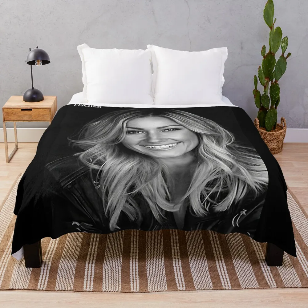 Helene fischer Throw Blanket Soft Plush Plaid Bed Fashionable Loose Blankets