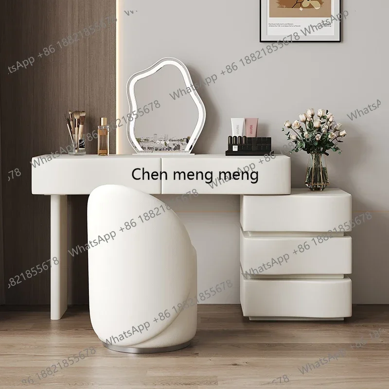 N138  Modern luxury Cabinet storage Dressing table with mirror chest of drawers Makeup vanity Toiletries dressers Bedroom Furnit
