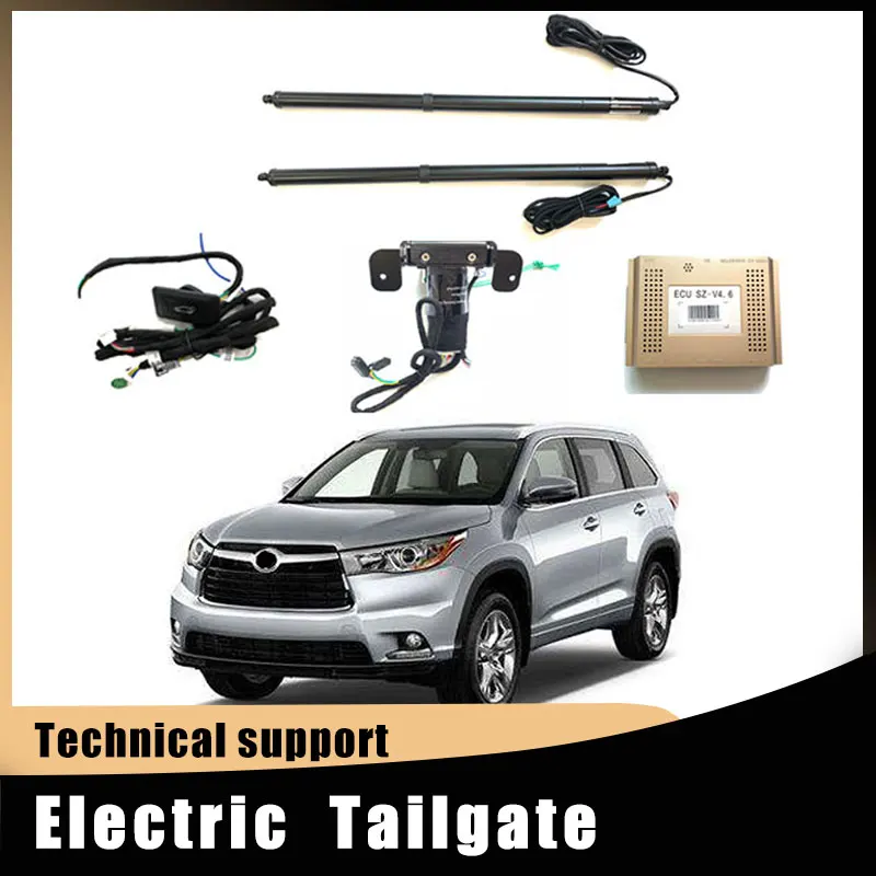 

For Toyota Highlander 2009-2024 electric tailgate modified car trunk door installation lifting rear door Can install foot sensor