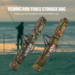 Lixada 120/150cm Fishing Bag Double Layer Large Capacity Fishing Rod Tackle Bag For Outdoor Fishing Accessories