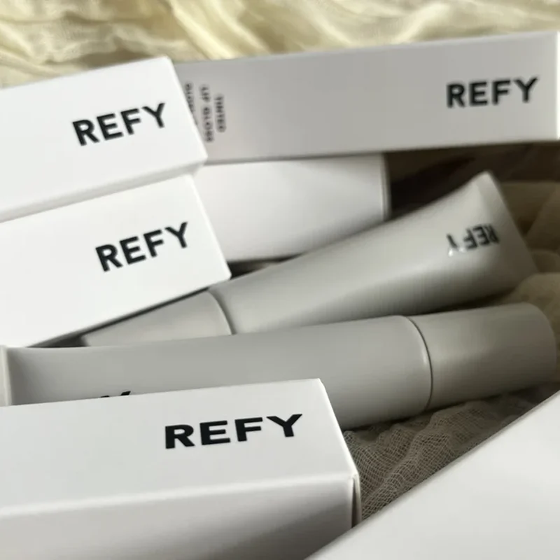 New Refy Metal Tip Lip Glaze Lasting Nourishing Hydrating Easy To Apply Waterproof Lip Gloss Lipstick Makeup Cosmetics Rosewood