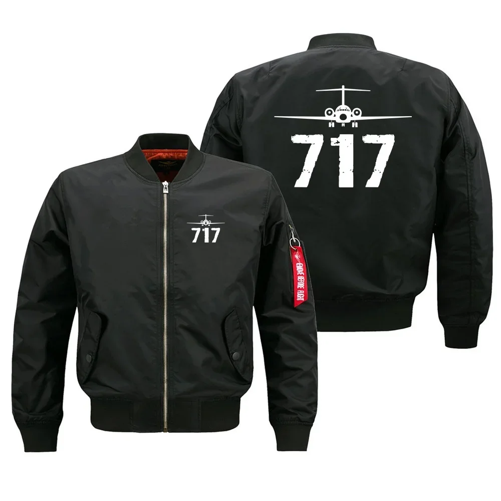 

717 Man Baseball Windproof Coats Pilots Military Outdoor Flight Aviation Men Ma1 Bomber Jacket
