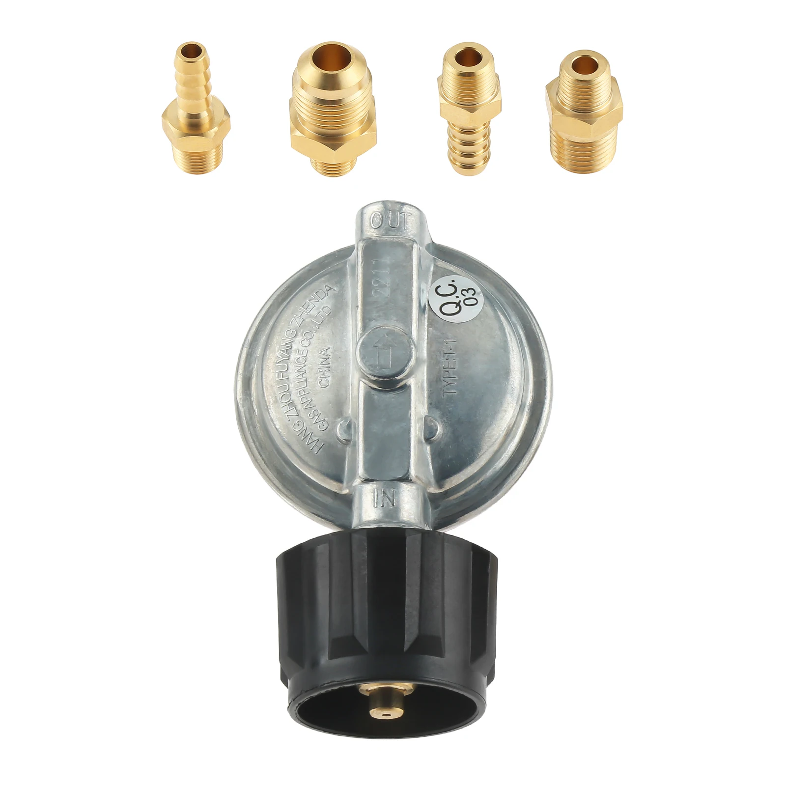 0-20Psi QCC1 High Pressure Adjustable Propane Regulator Valve 5/16\