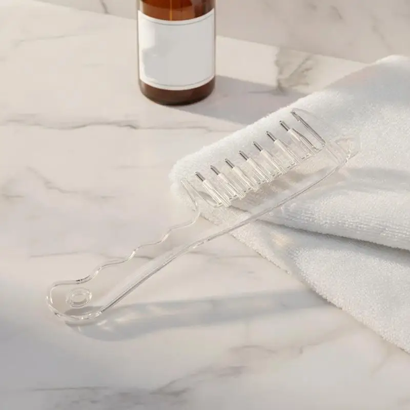 1 Stück Kopfhautmassage-Applikatorbürste, Haarkamm zur Aufnahme von ätherischen Ölen, nachfüllbarer Öl-Haarkamm für Haarpflege und Haarwachstumsbehandlung – Detail 16