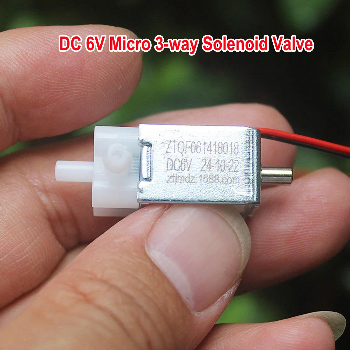 DC 5V 6V Solenoid Valve 2-position 3-way Small Control Valve Micro Exhaust Air Release Electric Control Valve
