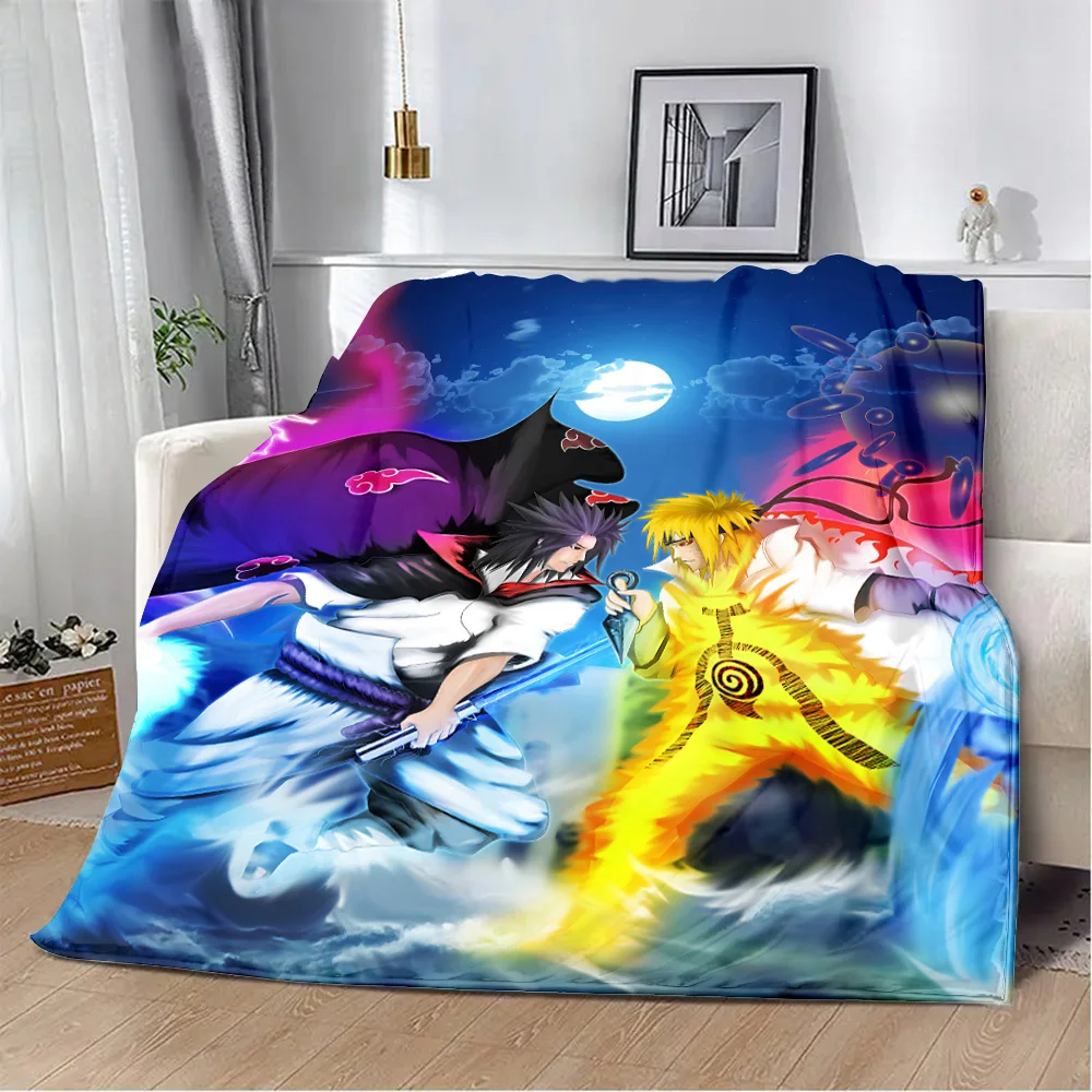 N-NarutoS Printed Blanket Picnic Blankets Warm Blanket Soft and Comfortable Blanket Home Travel Birthday Gift