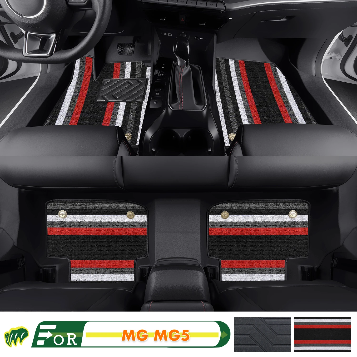 

Left-hand Drive Car Floor Mat For MG MG5 2021-2024 Full Surround Foot Mat Automotive Floor Mat Interior Floor Liner