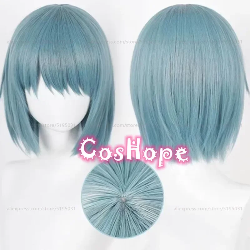 Miki Sayaka Cosplay Wig 30cm Blue Gray Wig Cosplay Anime Cosplay Wigs Heat Resistant Synthetic Wigs