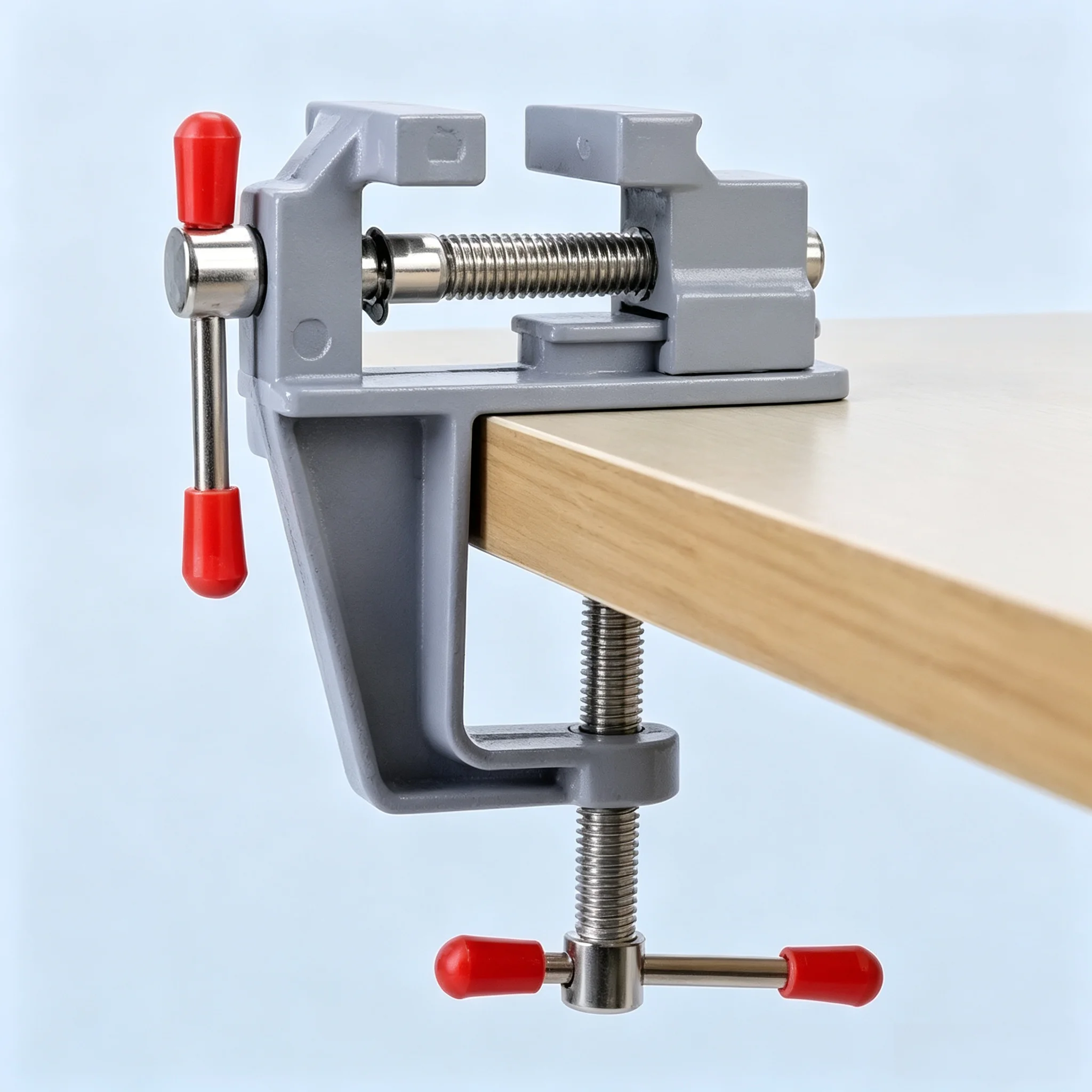 Mini Workbench Vise Multi functional Household Pliers Tiger Pliers Aluminum Mini Jewelry DIY Table Clamp Flat Pliers Fixing Tool