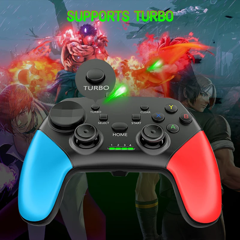 Mando inalámbrico Bluetooth para juegos de PC, Gamepad para Win10 11 PC, Steam Switch deck Yuzu Ryujinx, Joystick