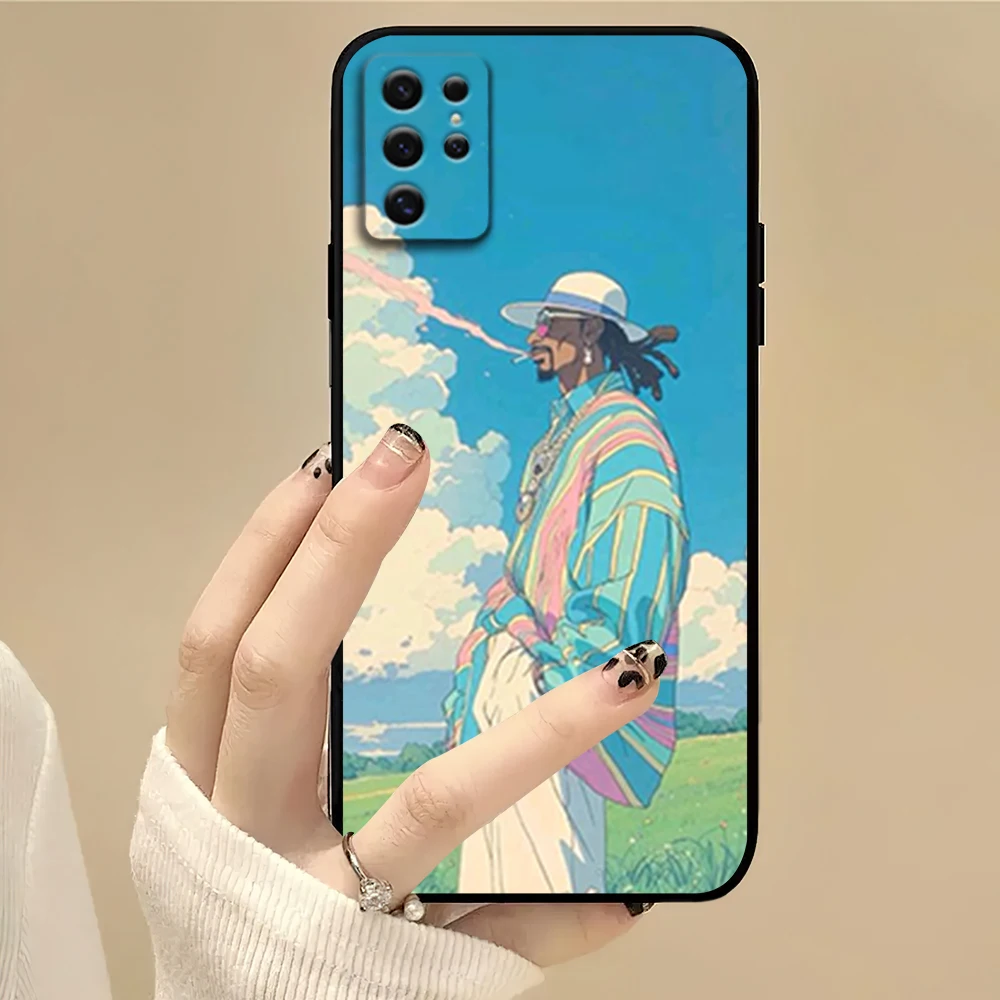 Rapper S-Snoop D-Dogg Phone Case For Samsung S22 S23 A73 A72 A71 A54 A53 E ULTRA Color Soft Shell