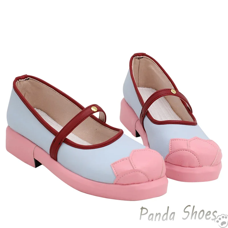 Sakura Pink Chinese Style Boots Cosplay Anime Costume Prop Shoes for Halloween Cardcaptor Sakura Kinomoto Sakura Cosplay Shoes