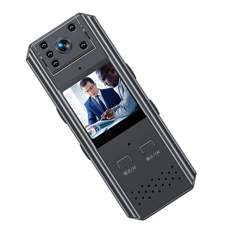 4K HD صورة جودة الصدر كاميرا يمكن حملها بالجسم البسيطة الأشعة تحت الحمراء للرؤية الليلية فيديو مسجل صوتي كاميرا الشرطة كاميرا رياضية