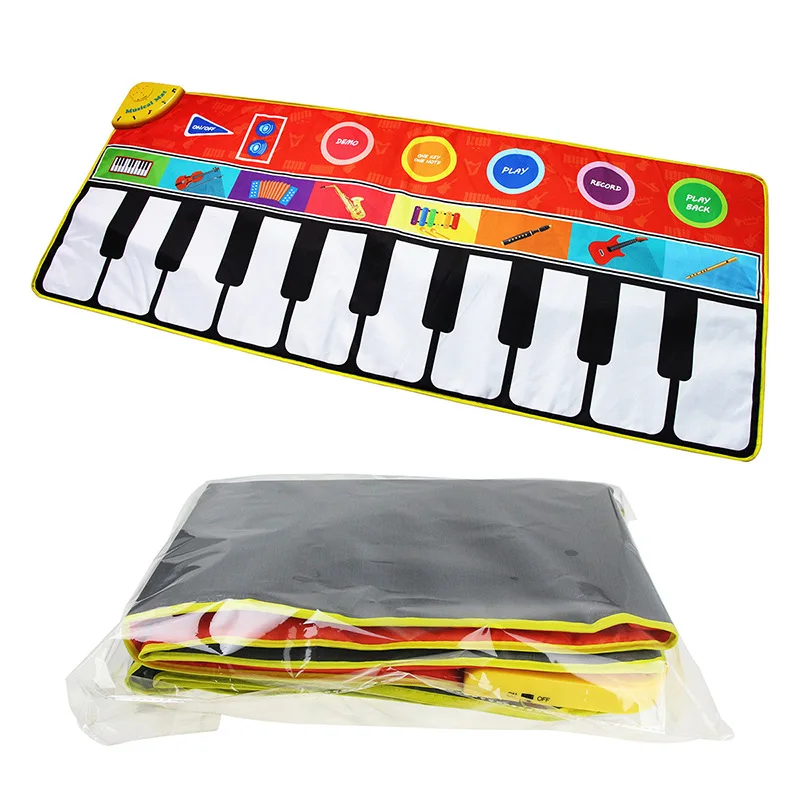 Electronic Musical Mat Carpets Keyboard Baby Piano Play Mat Musical Instrument Montessori Toy Educational Toys for Kids