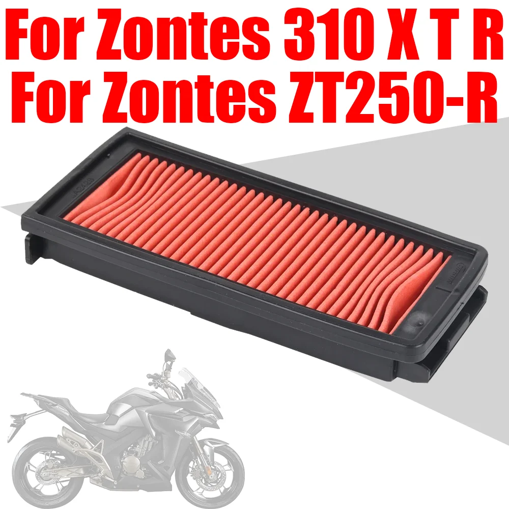 For Zontes 310X 310T 310R 250R X310 ZT310 X X1 X2 T T1 T2 ZT 310 R R1 R2 ZT250-R Accessories Air Filter Intake Cleaner Element