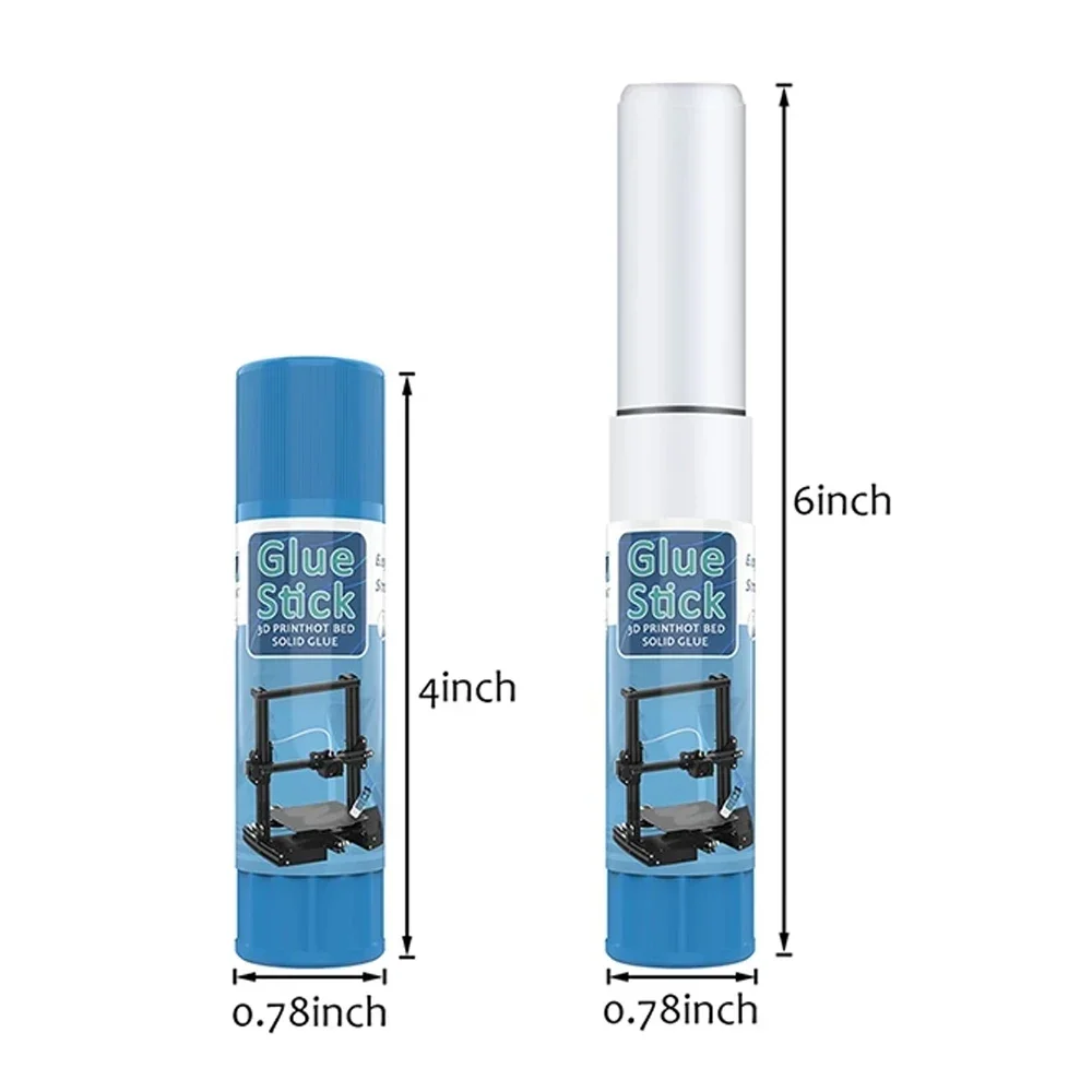 3D Printer Glue Stick Solid Adhesive for Hot Bed Print Filament PLA Easy Clean PVP Non-Toxic Strong Special Glue Easy Removing