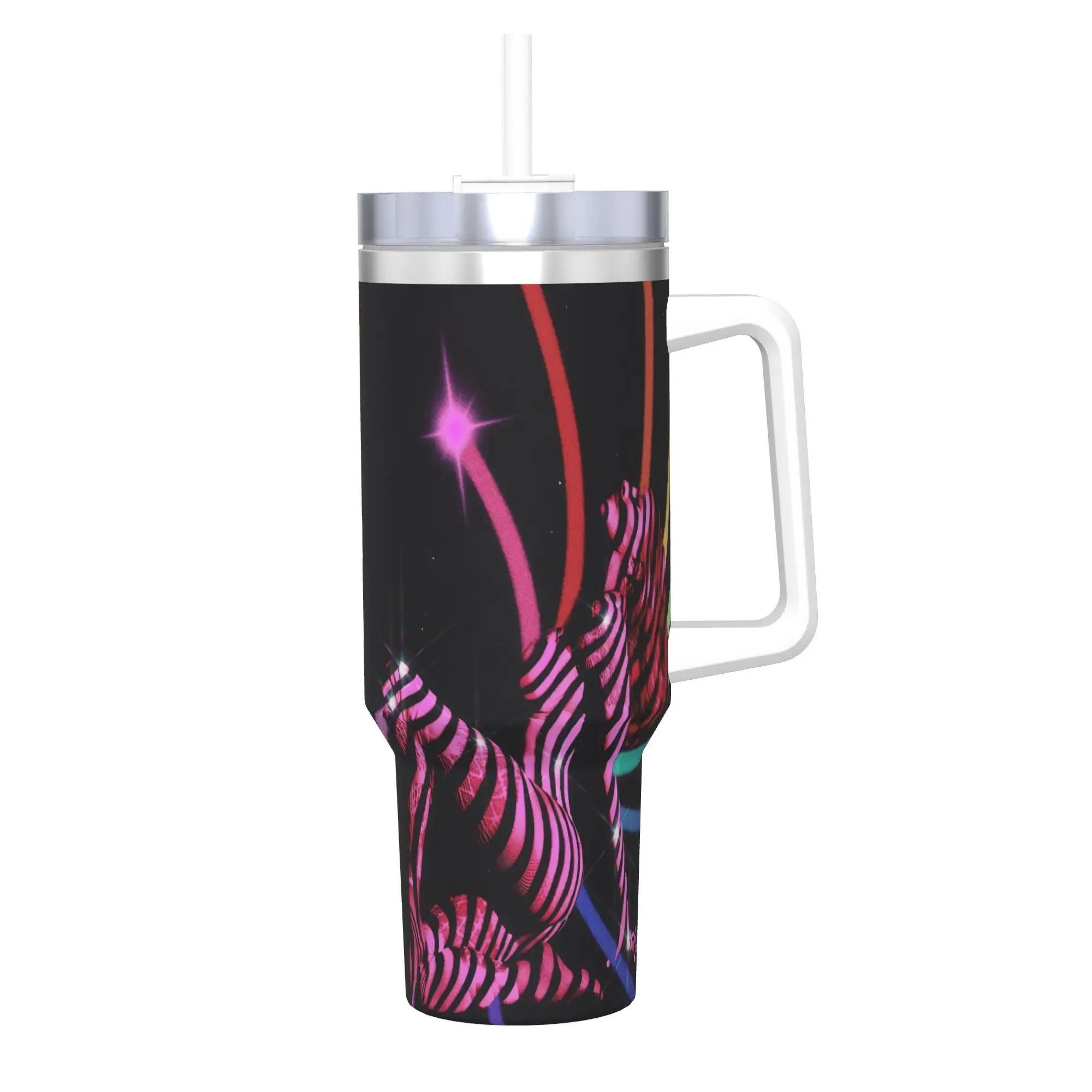 M-Madonnas Confessions II Tumbler With Straw  Stainless Steel Tumblers Cup Double Wall Vacuum Insulated for Cold Or Hot 40oz