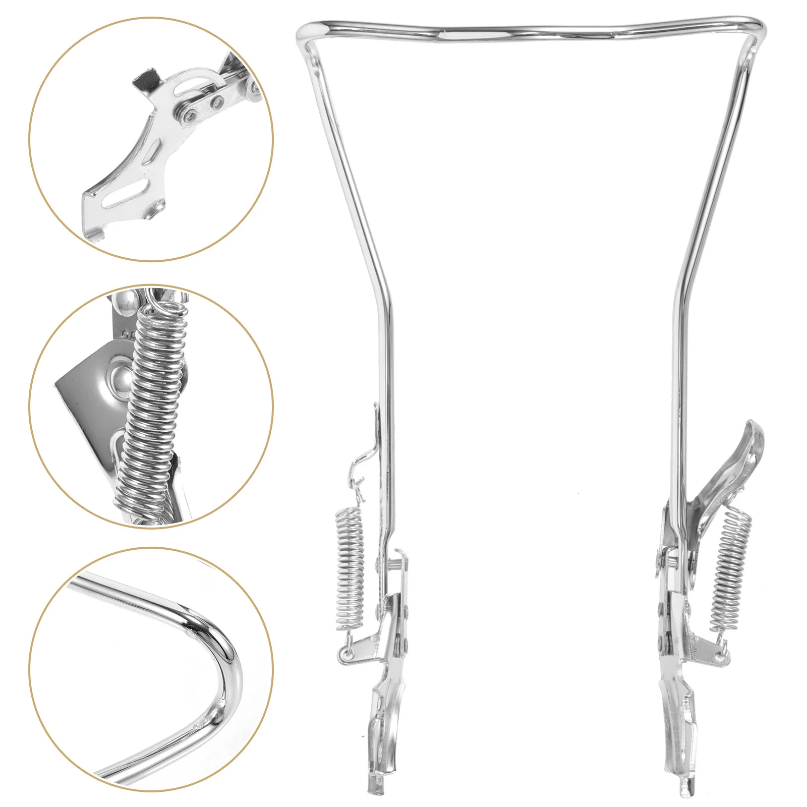 

Bicycle Double Stand Adjustable Wear-Resistant Kickstand For Mountain Bike Cycling Metal Side Stand Replacement