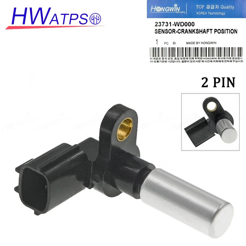 ☂23731-WD000 New Engine Crankshaft Position Sensor With Plug ConnectorFits Nissan Navara D22 2.5TD Pick Up 2001- 2007 23731WD000