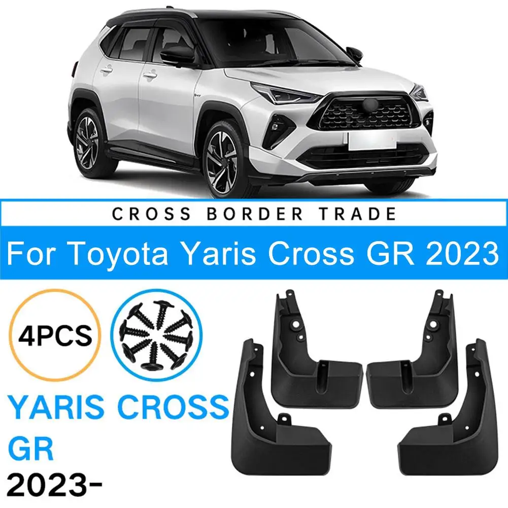 

Для Toyota Yaris Cross GR 2023, автомобильные передние и задние брызговики, защита от грязи, защита колес, автомобильные аксессуары