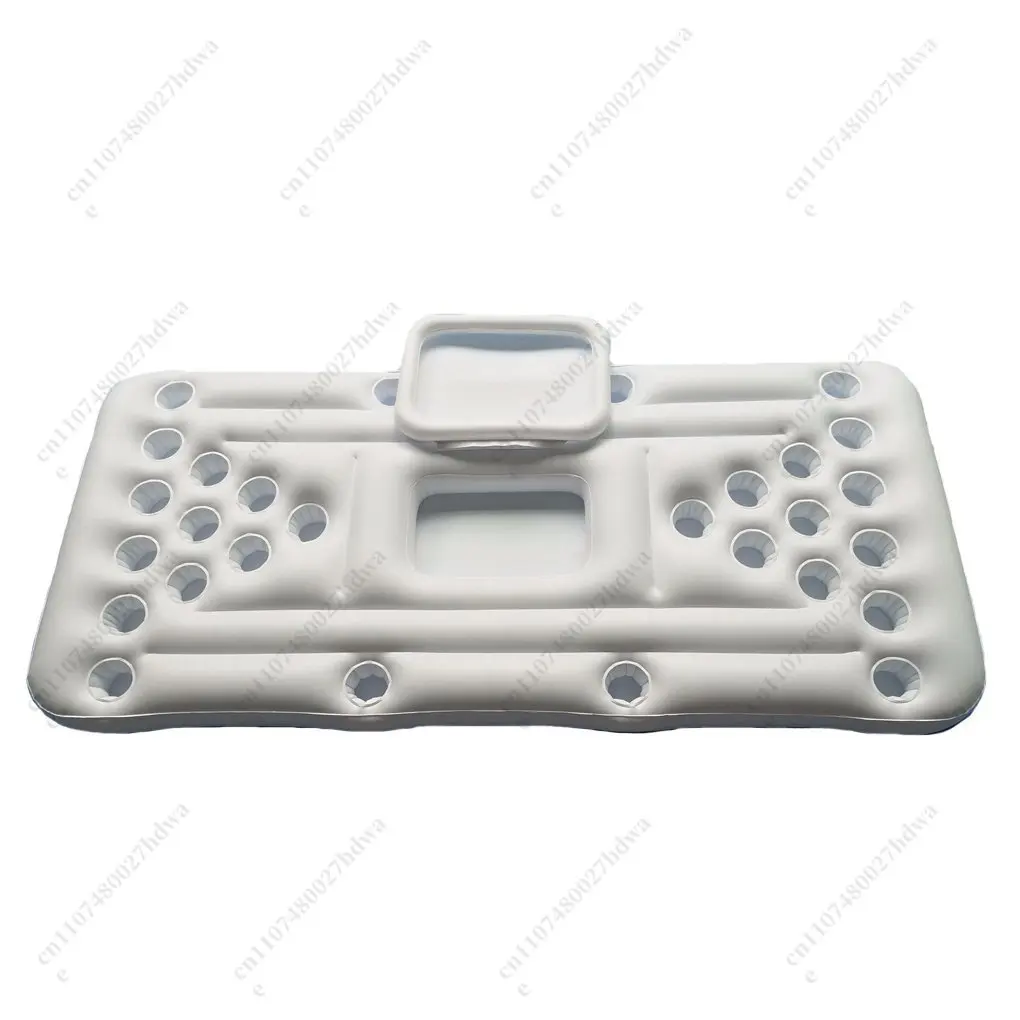 Inflatable Beer Table 28 Cup Holes Floating Water  Table Tennis Game Table Entertainment Ice Trough