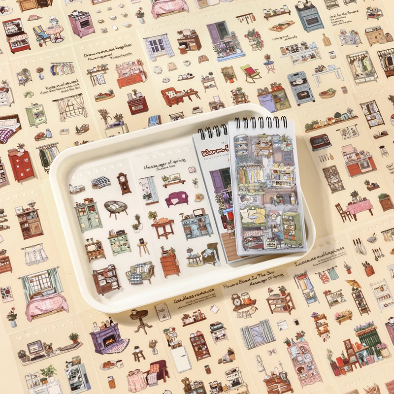 Home Decor Catalog - 48 Sheets Warm House Scenery Series