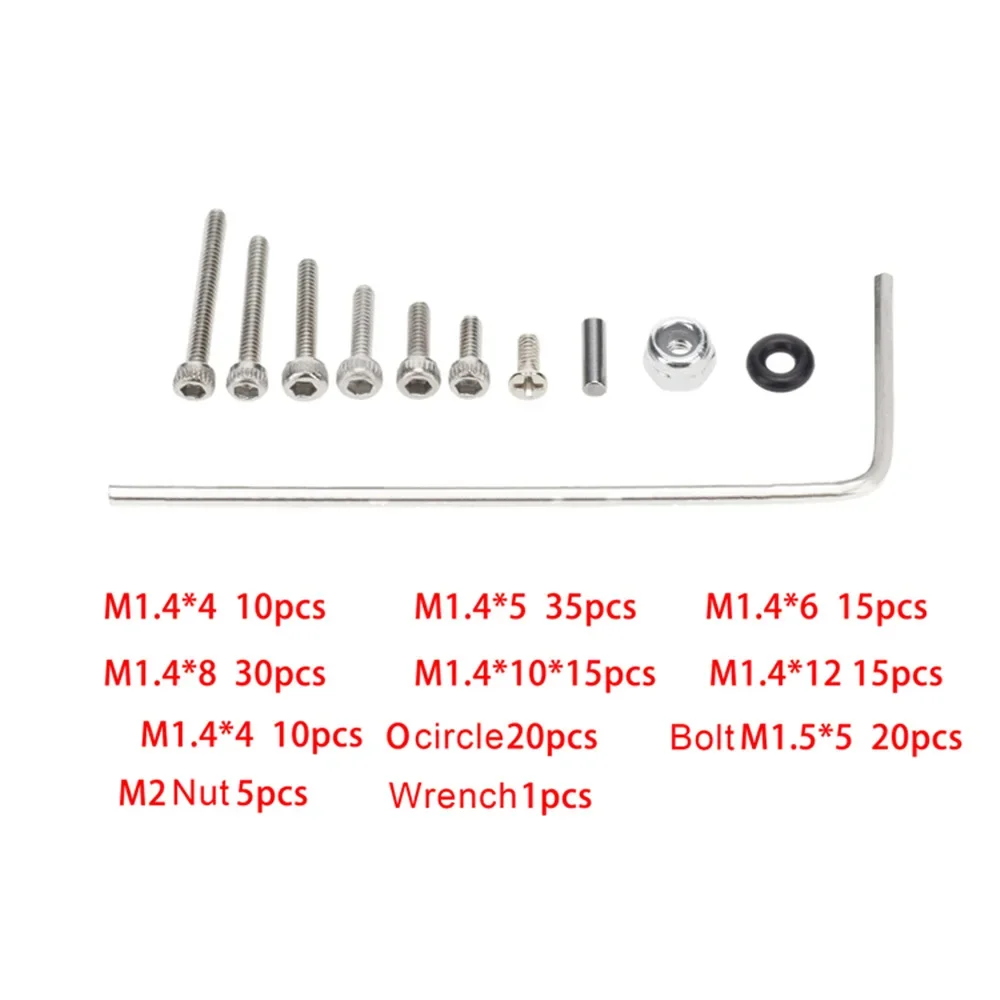 Kit de tornillos RC, piezas de mejora para Axial SCX24 1/24 90081, accesorio para coche RC, juego de pernos y tuercas de actualización