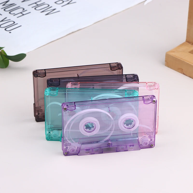 1Pc warna baru casing Tape kosong rekaman Audio kaset cangkang kosong Reel untuk kumparan kaset (tidak ada inti dalam dan kotak luar)