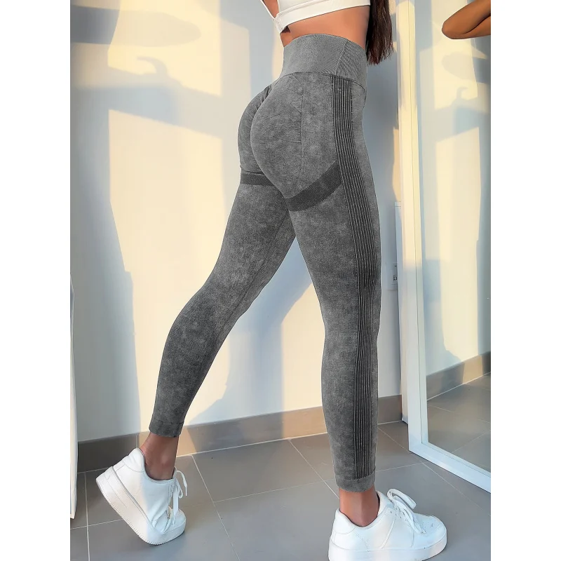 Nieuwe Hot-Selling Butt-Lifting Vochtafvoerende Hoge Taille Yoga Broek Sport Fitness Lange Broek voor Vrouwen