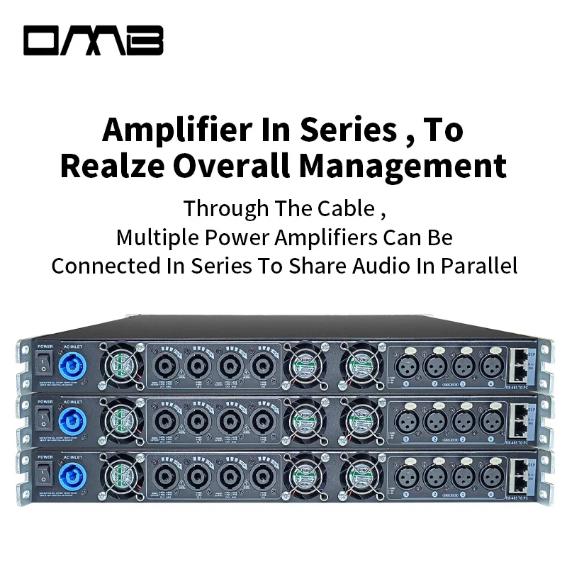 مضخم صوت TLF PFA16KDSP فئة D 1600 وات 4 قنوات مع مصدر طاقة متغير DSP، PFC، SRM #5