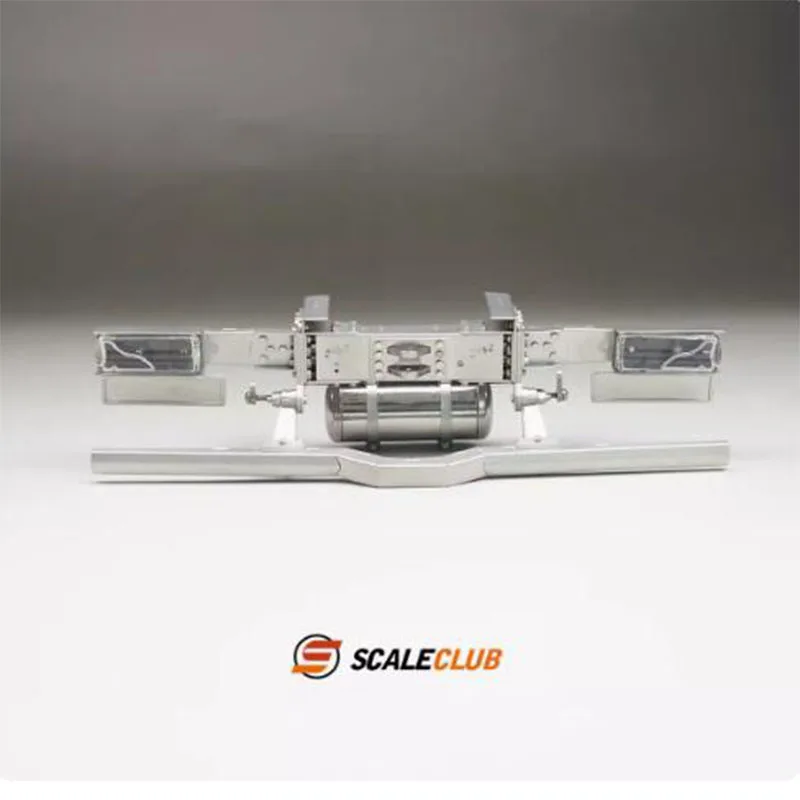 Scaleclub tamiya 1/14 Draw Truck Protection Bumper Tail Beam For Tamiya Oka Lesu For Volvo Car Parts Rc Truck Trailer