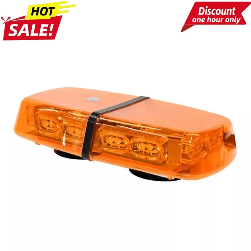 Excavator parts for Rescue Construction Vehicle Safety Light 36LED Tri-Color Red Blue Yellow Strobe Lamp