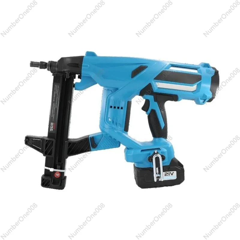 DCCN40 Electric Steel Nail Gun Woodworking Nail Steel Nail. Gun Rechargeable Door and Window Nail. 20V/4Ah 100J