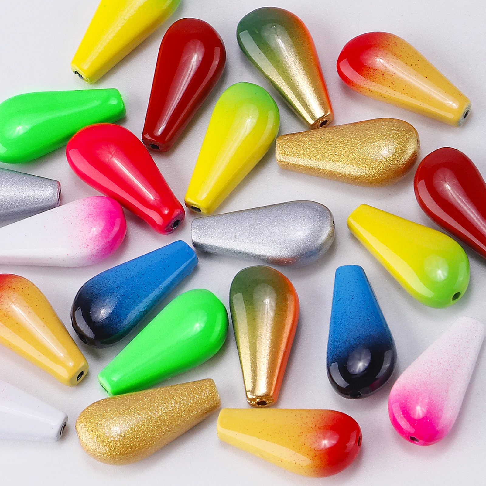 5/10pcs Fishing Spinner Bead 1.2g 3g 5g for Inline Spinner Bodies Spinnerbait Fishing Rig Tail Spinner Bass Crappies